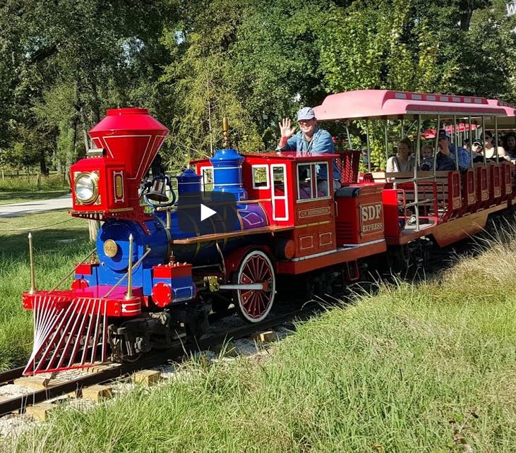 Take a ride on the Hermann Park Railroad